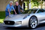 Jaguar C-X75 Concept and Jay Leno 2010 года